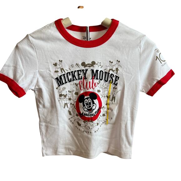 Disney's Mickey Mouse Women's Short Sleeve Graphic Baby T-Shirt - XXL - NWT - Picture 1 of 6